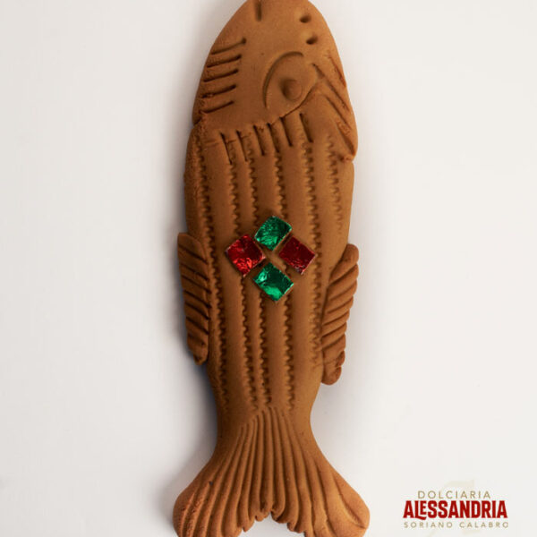 Mostacciolo artistico al miele Pesce